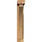 Ekena Millwork Thorton Block Rough Sawn Bracket w/ Offset Brace, Western Red Cedar, 4"W x 16"D x 24"H BKT0402X16X24THR05RWR - alternate 3